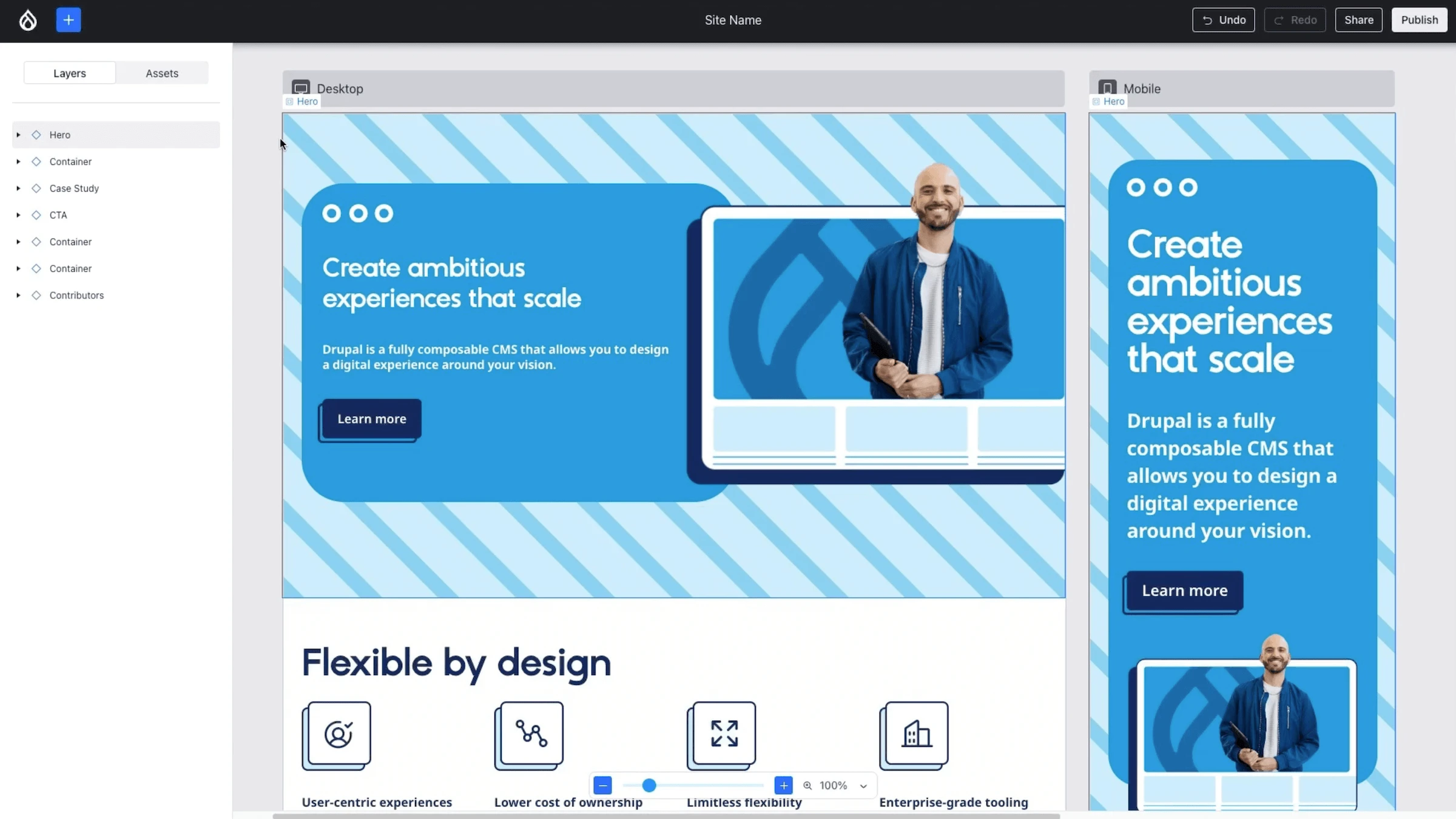 Drupal's Experience Builder XB