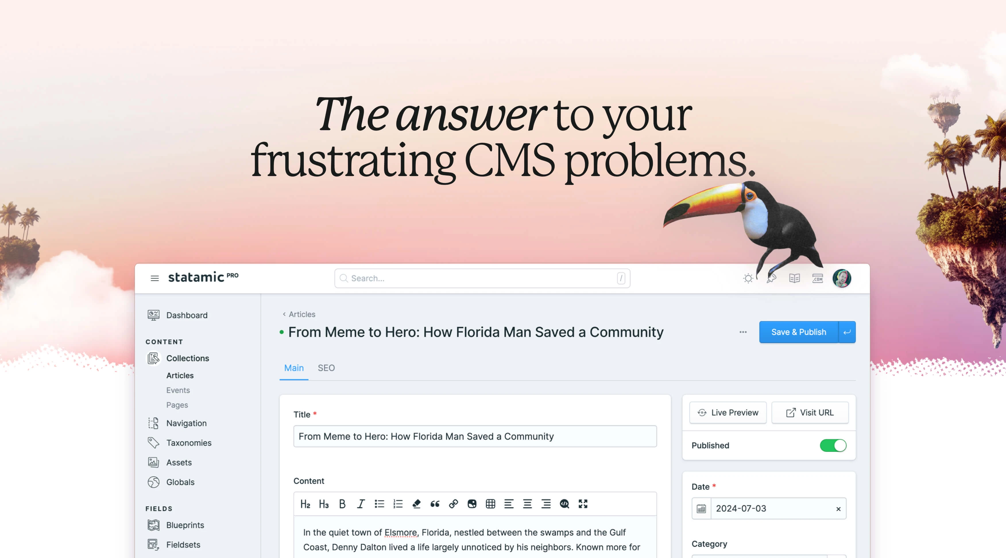 Statamic Laravel CMS